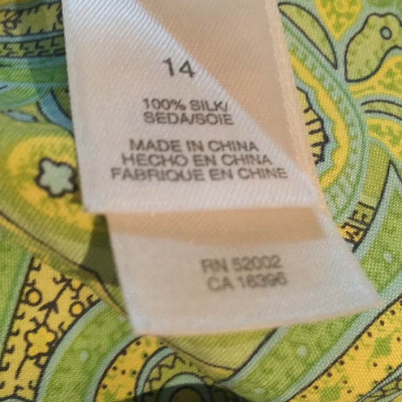 Silk Dress Paisley. - Picture 5 of 7